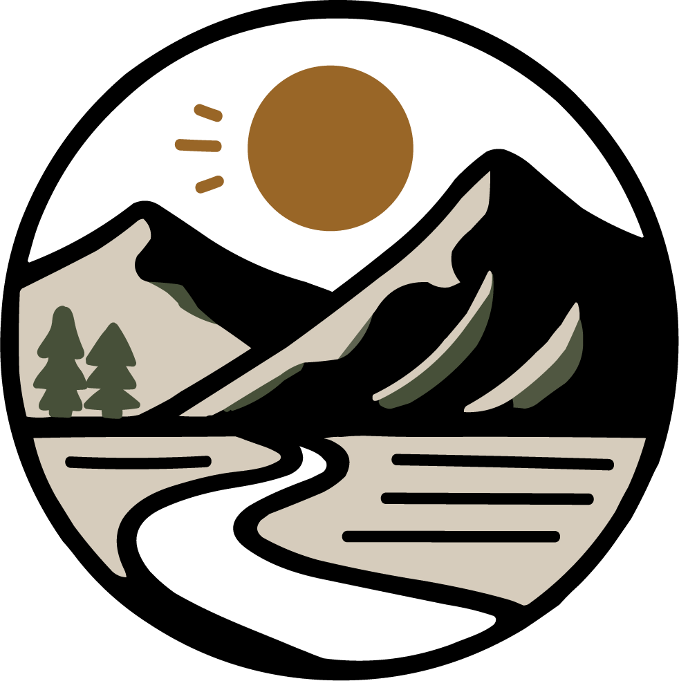 WP-logo-w A path leading to mountains with a sun rising behind